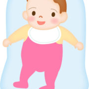 椅子に座る赤ちゃん、チェアベルト