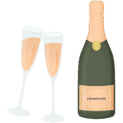 シャンパン 無料素材