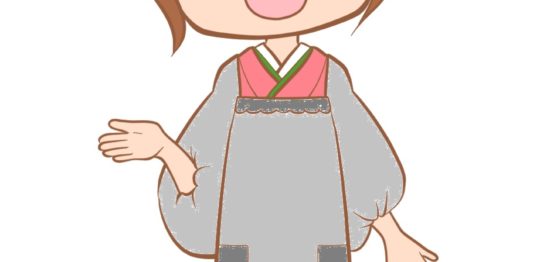 結婚祝いに弔事で使える黒の割烹着