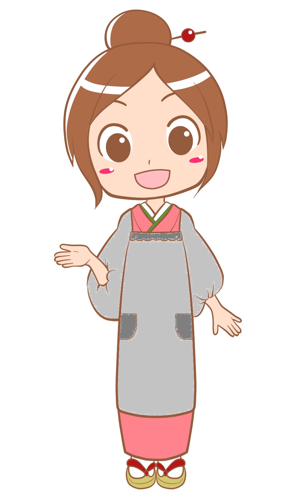 結婚祝いに弔事で使える黒の割烹着