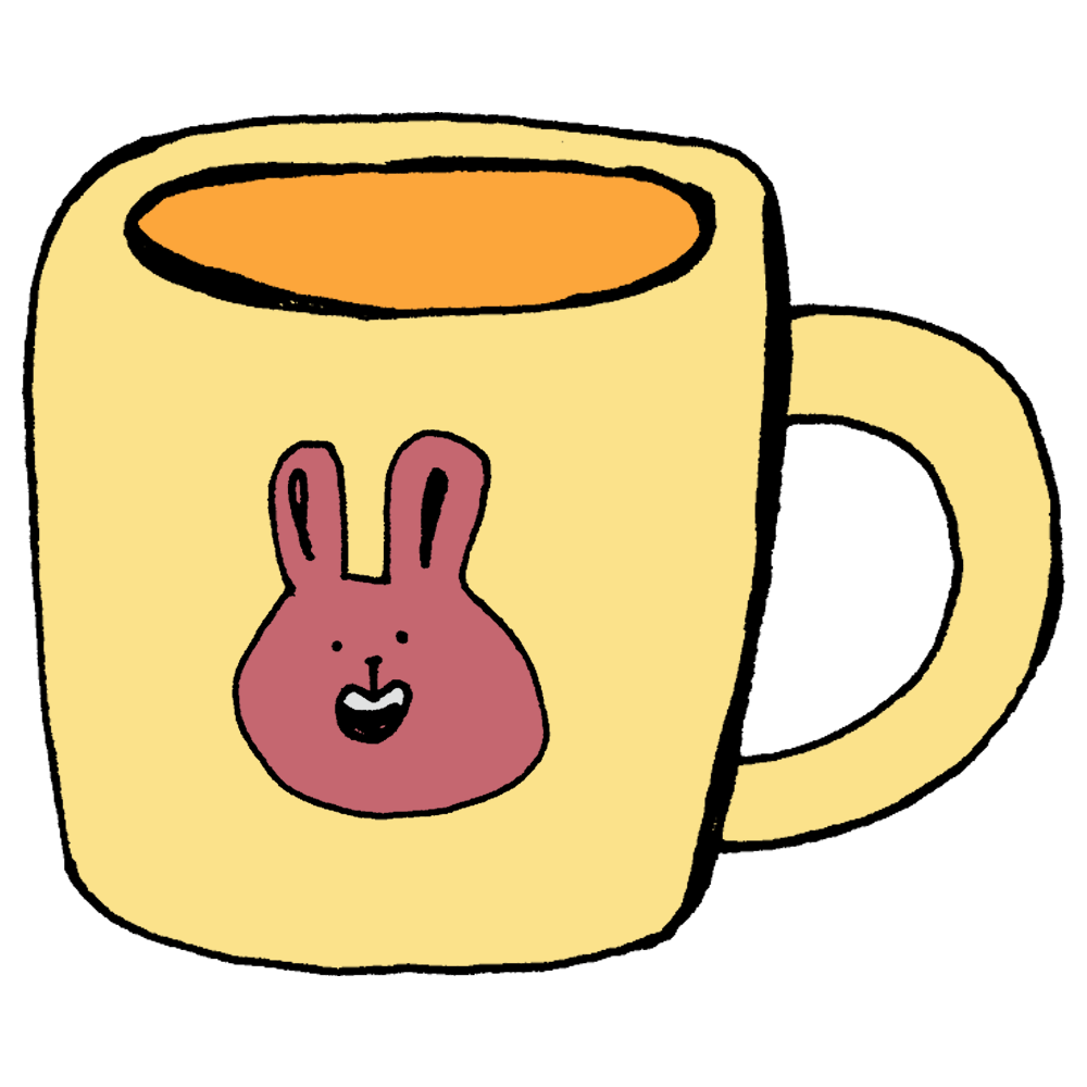 手作りのコーヒーカップ