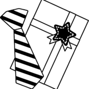 ネクタイのカタチをした無地の布