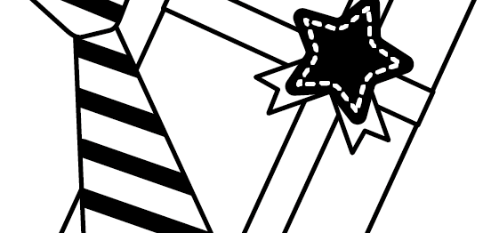 ネクタイのカタチをした無地の布