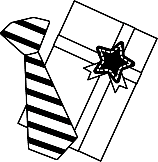 ネクタイのカタチをした無地の布