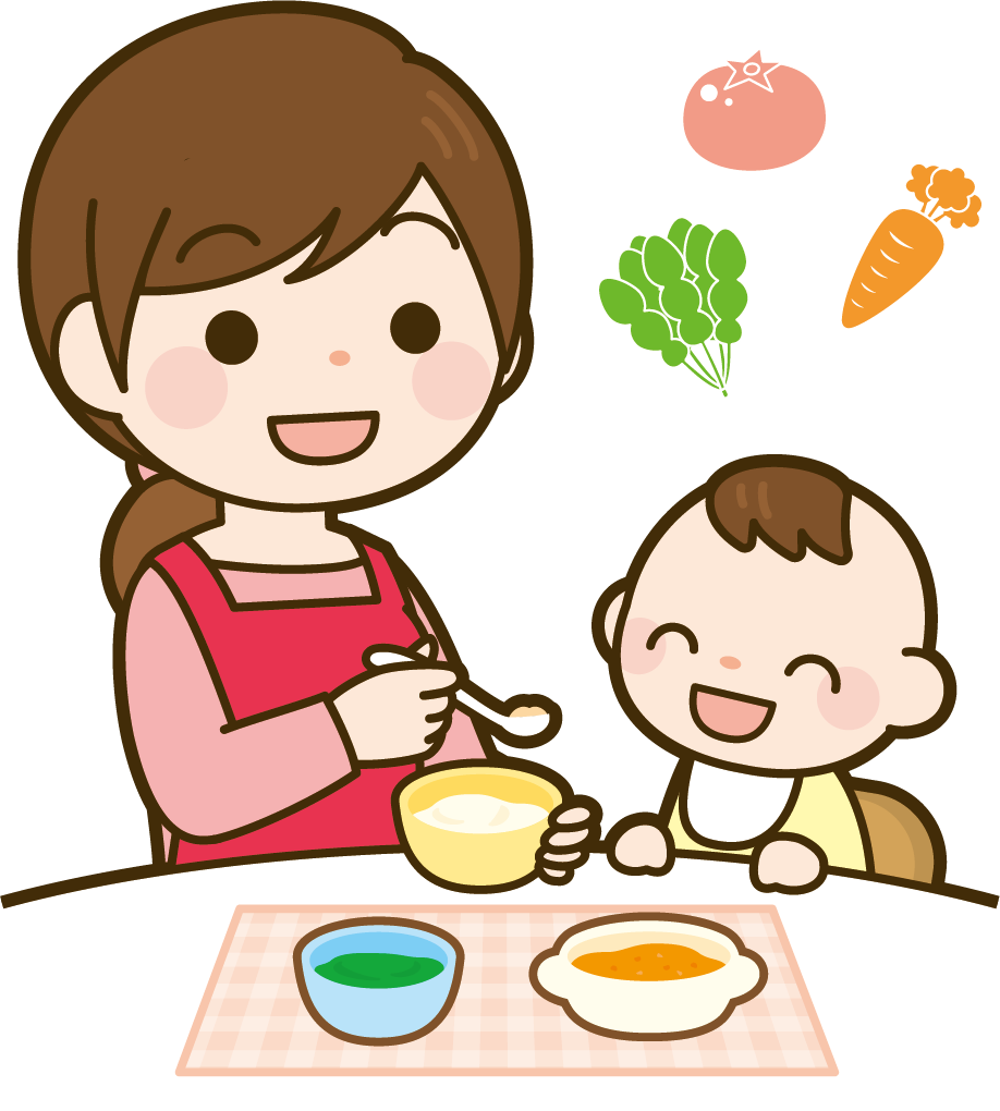 離乳食 イラスト